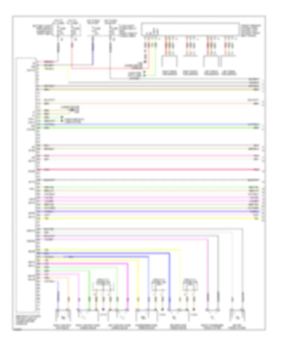Supplemental Restraint Wiring Diagram (1 of 2) for Mercedes-Benz ML500 2006