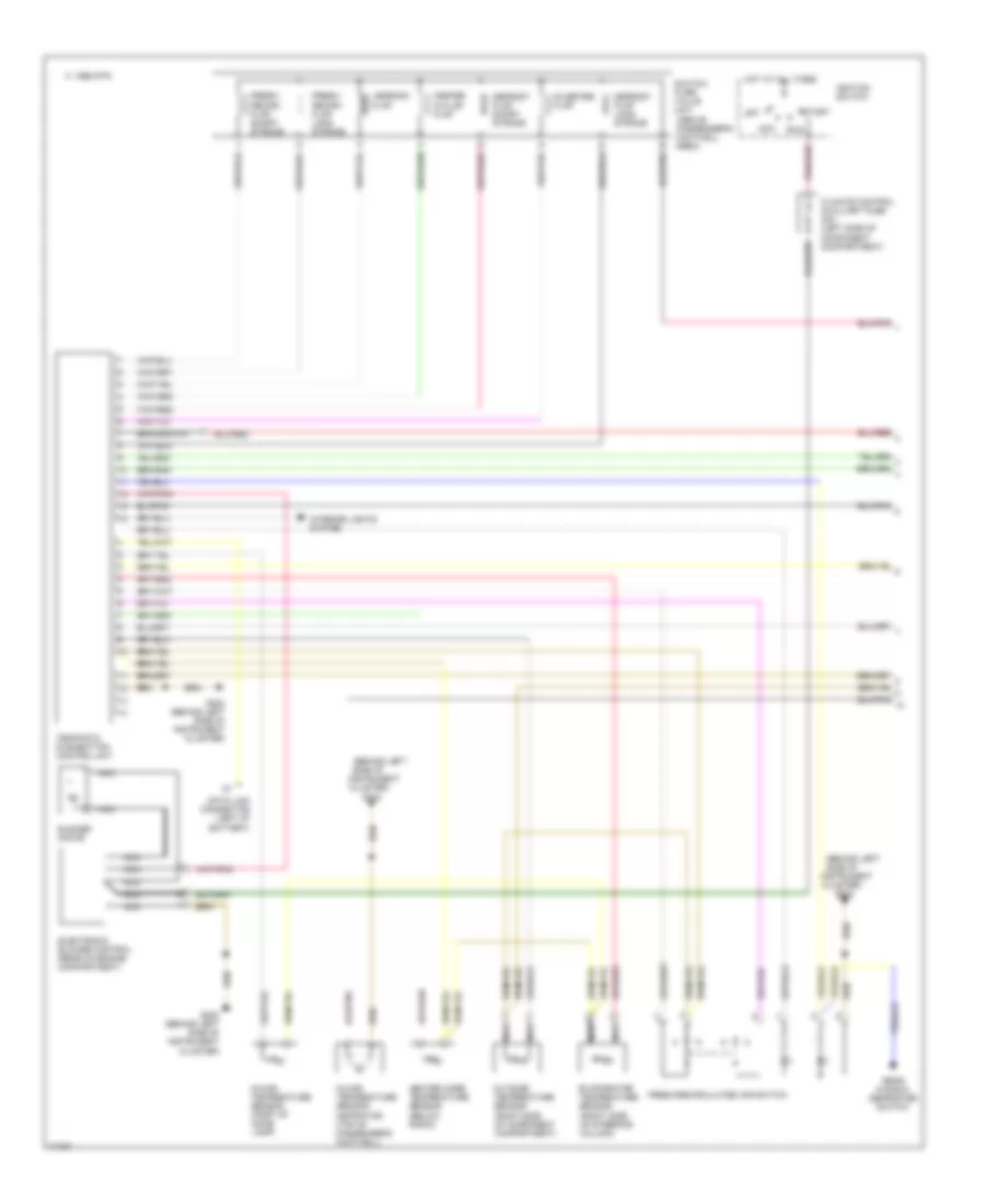 Air Conditioning Wiring Diagrams 1 of 2 for Mercedes Benz E420 1994