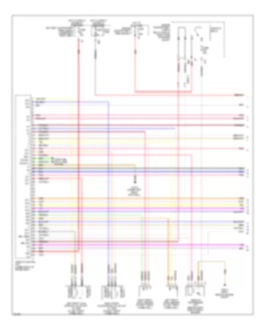 Airmatic Control Wiring Diagram (1 of 2) for Mercedes-Benz ML350 BlueTEC 2012