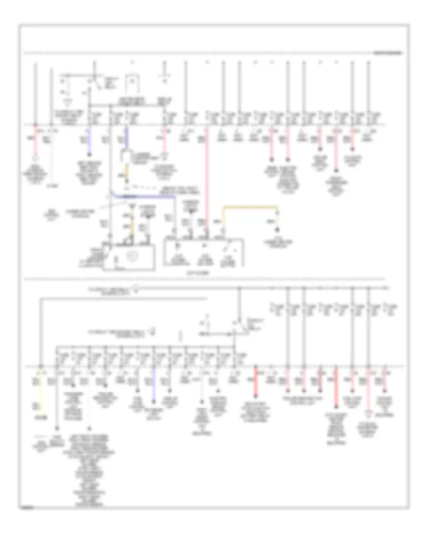 Power Distribution Wiring Diagram (4 of 4) for Mercedes-Benz ML350 BlueTEC 2012