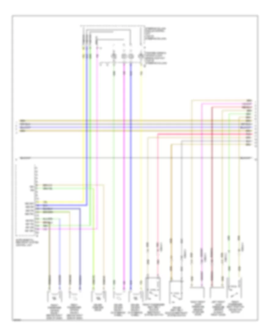 Supplemental Restraint Wiring Diagram (3 of 4) for Mercedes-Benz ML350 BlueTEC 2012