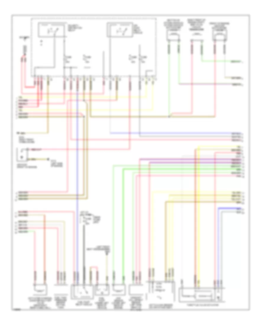 3.2L, Engine Performance Wiring Diagrams (2 of 3) for Mercedes-Benz E320 4Matic 1998