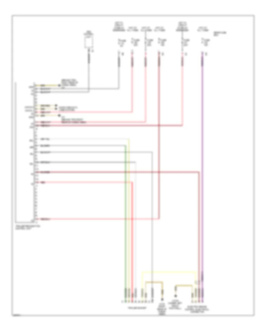 Trailer Light Wiring Diagram for Mercedes-Benz ML550 2012