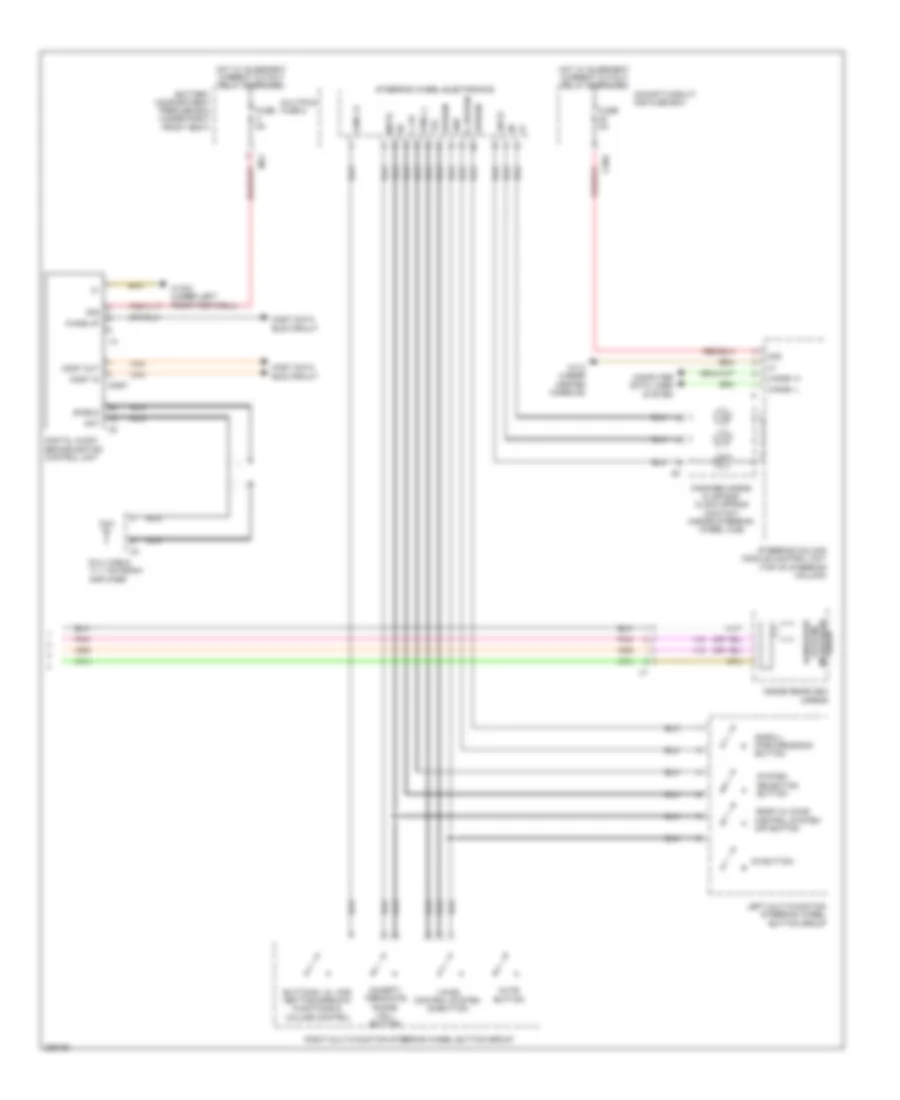 COMAND Actuation Wiring Diagram (3 of 3) for Mercedes-Benz ML550 2012