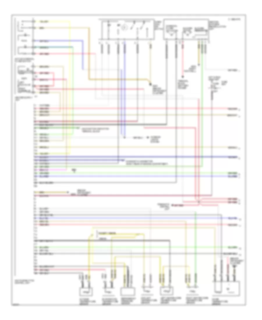 A C Wiring Diagram 1 of 2 for Mercedes Benz S350 1994