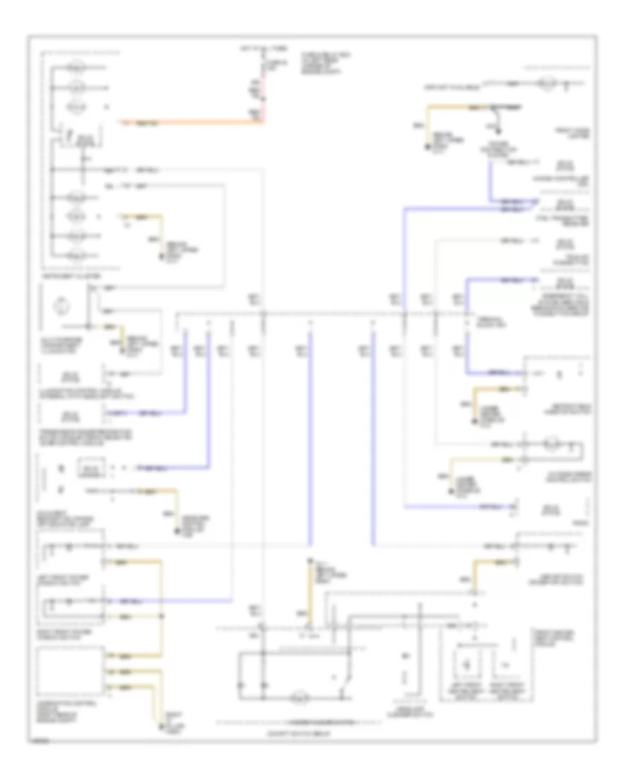 Instrument Illumination Wiring Diagram for Mercedes Benz SLK230 2004