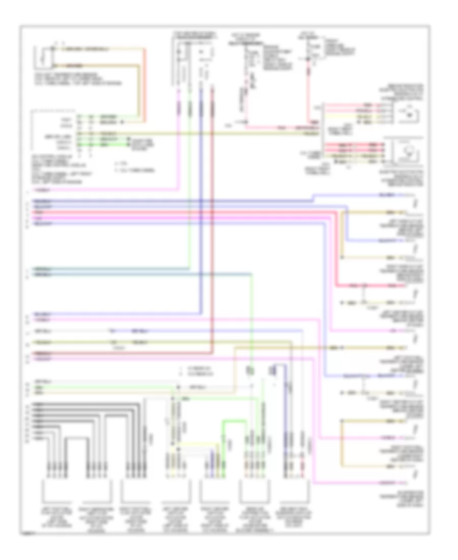 Automatic AC Wiring Diagram, with Thermotronic (3 of 3) for Mercedes-Benz R350 4Matic 2012