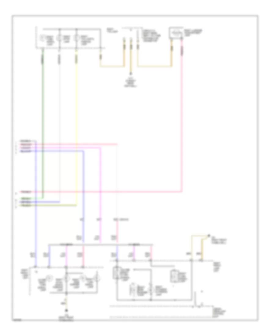 Exterior Lamps Wiring Diagram (3 of 3) for Mercedes-Benz R350 4Matic 2012