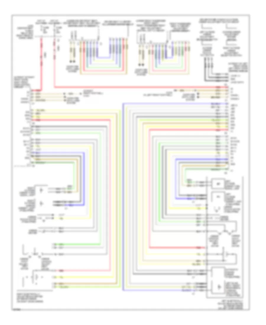 Memory Mirrors Wiring Diagram for Mercedes Benz R350 4Matic 2012
