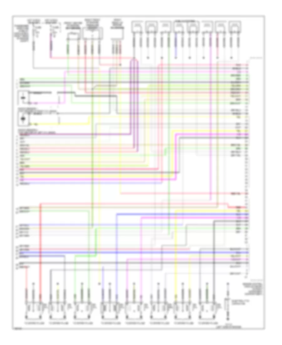 4 3L Engine Performance Wiring Diagram 3 of 3 for Mercedes Benz CLK430 2001