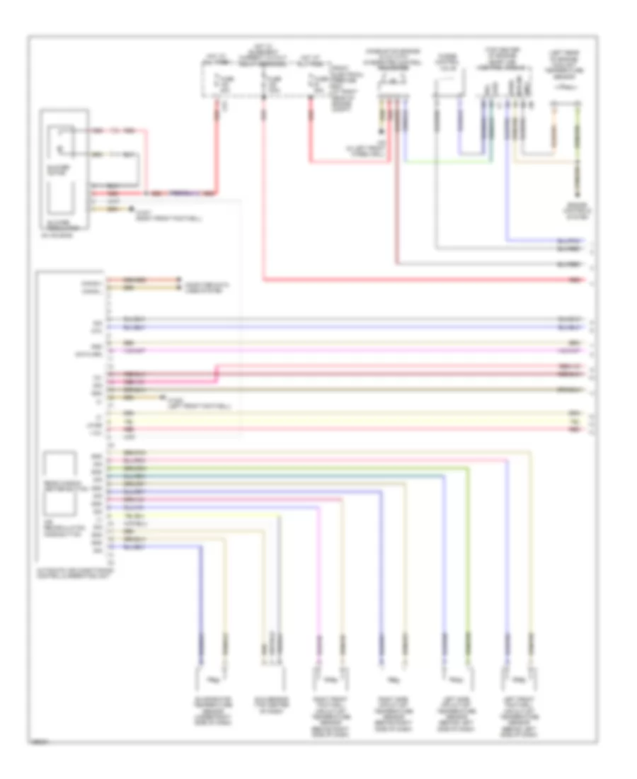 Automatic AC Wiring Diagram, without Thermotronic (1 of 2) for Mercedes-Benz C300 4Matic 2008