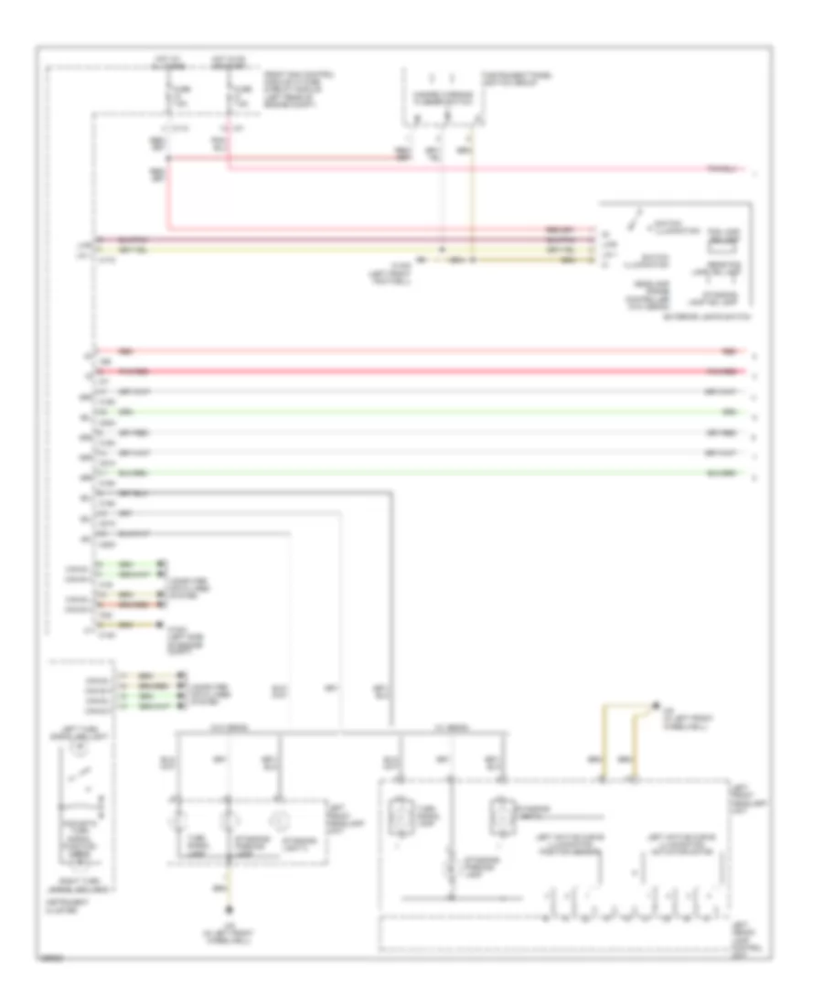 Exterior Lamps Wiring Diagram 1 of 3 for Mercedes Benz C300 4Matic 2008