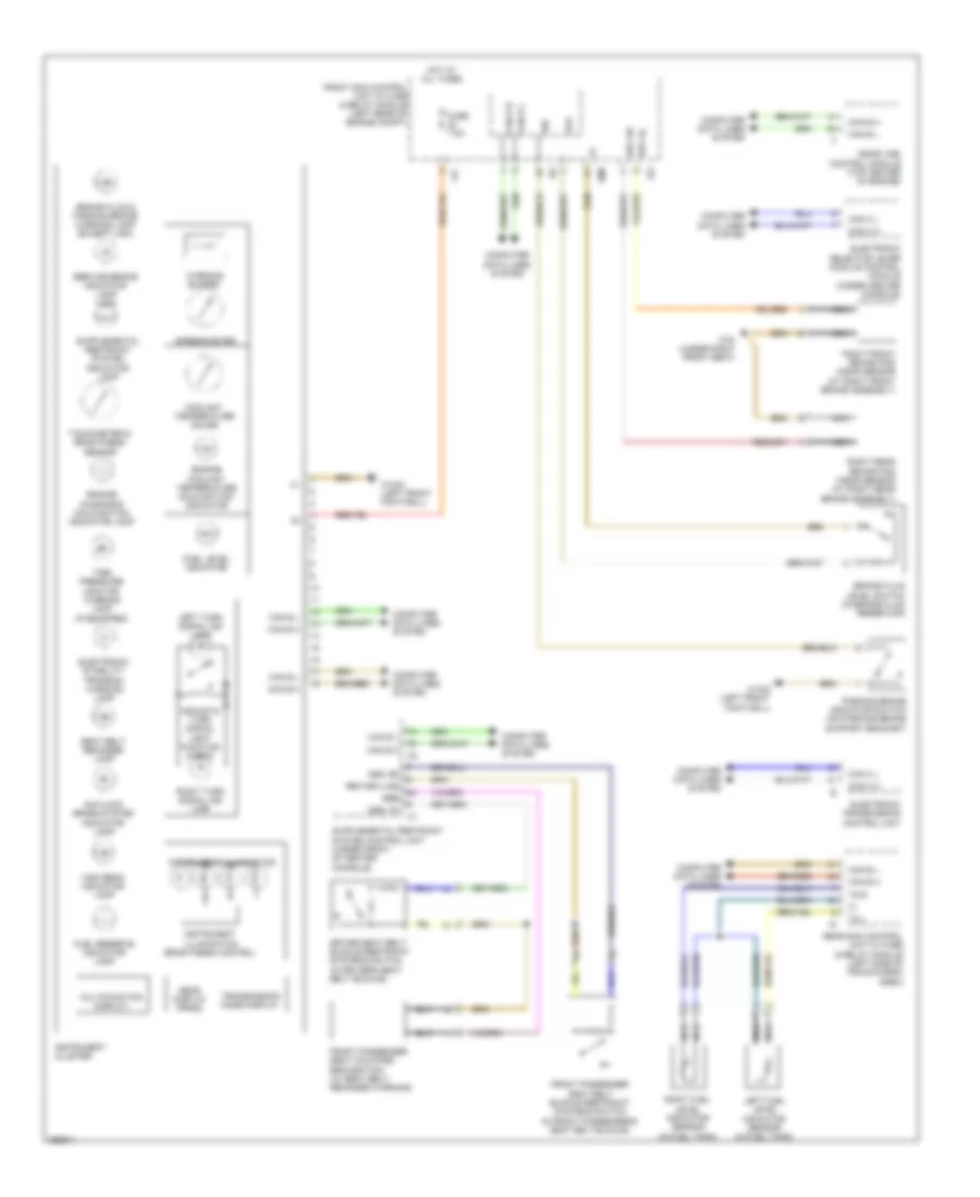 Instrument Cluster Wiring Diagram for Mercedes Benz C300 4Matic 2008
