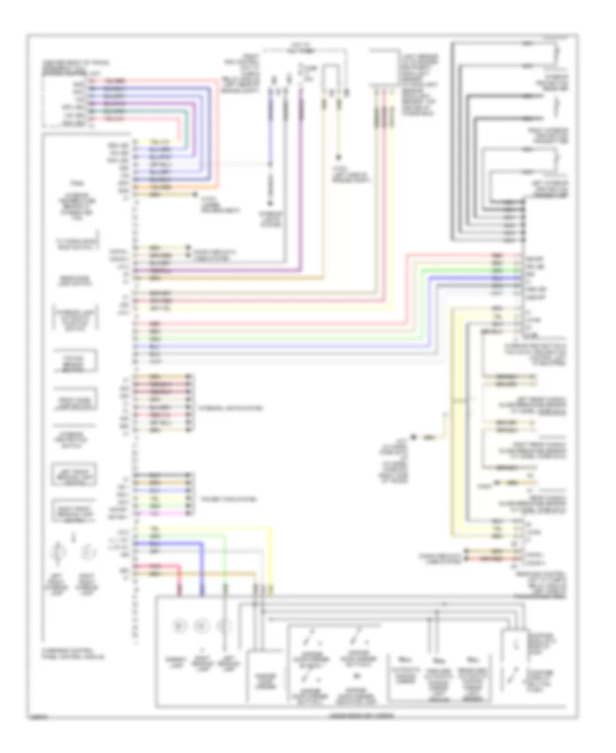 Overhead Console Wiring Diagram, with Sunroof for Mercedes-Benz C300 4Matic 2008