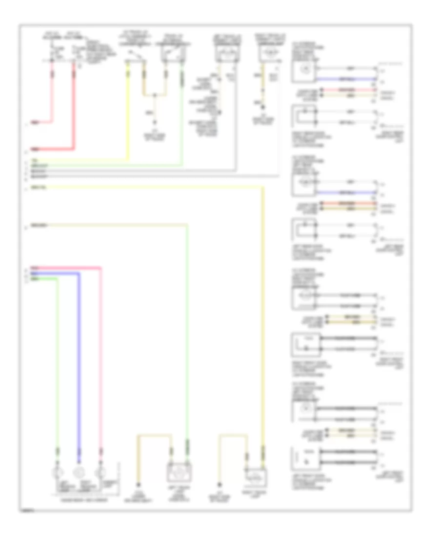 Courtesy Lamps Wiring Diagram (2 of 2) for Mercedes-Benz C300 4Matic 2008