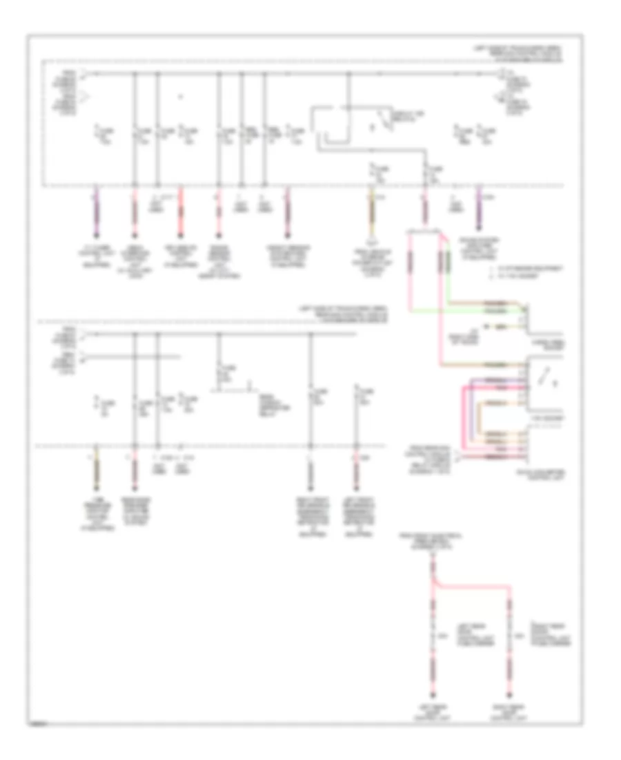 Power Distribution Wiring Diagram 3 of 5 for Mercedes Benz C300 4Matic 2008