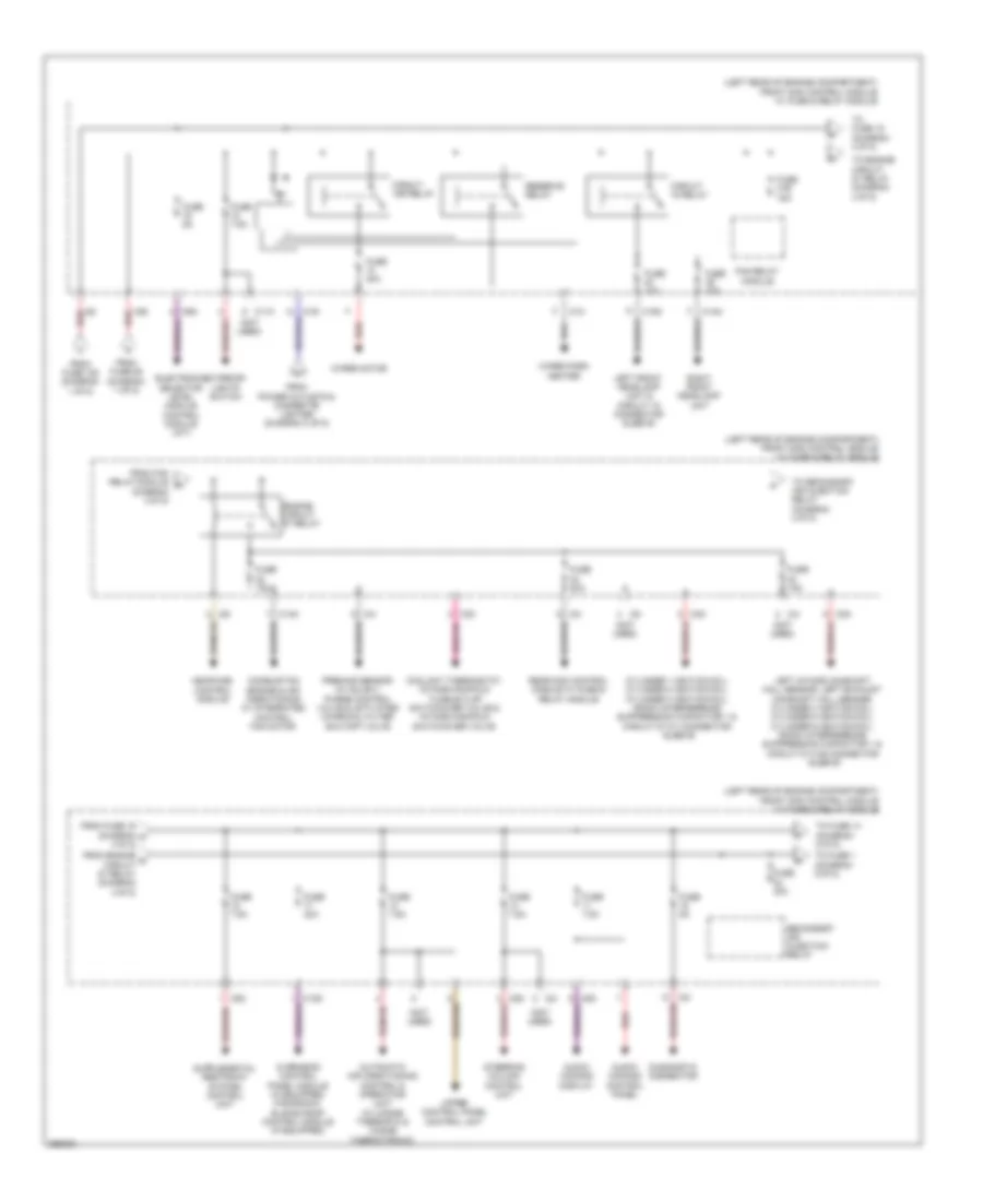 Power Distribution Wiring Diagram 4 of 5 for Mercedes Benz C300 4Matic 2008