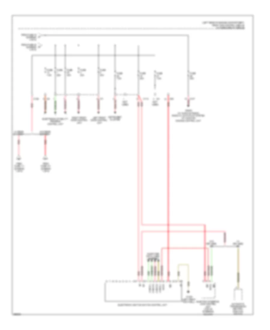 Power Distribution Wiring Diagram (5 of 5) for Mercedes-Benz C300 4Matic 2008