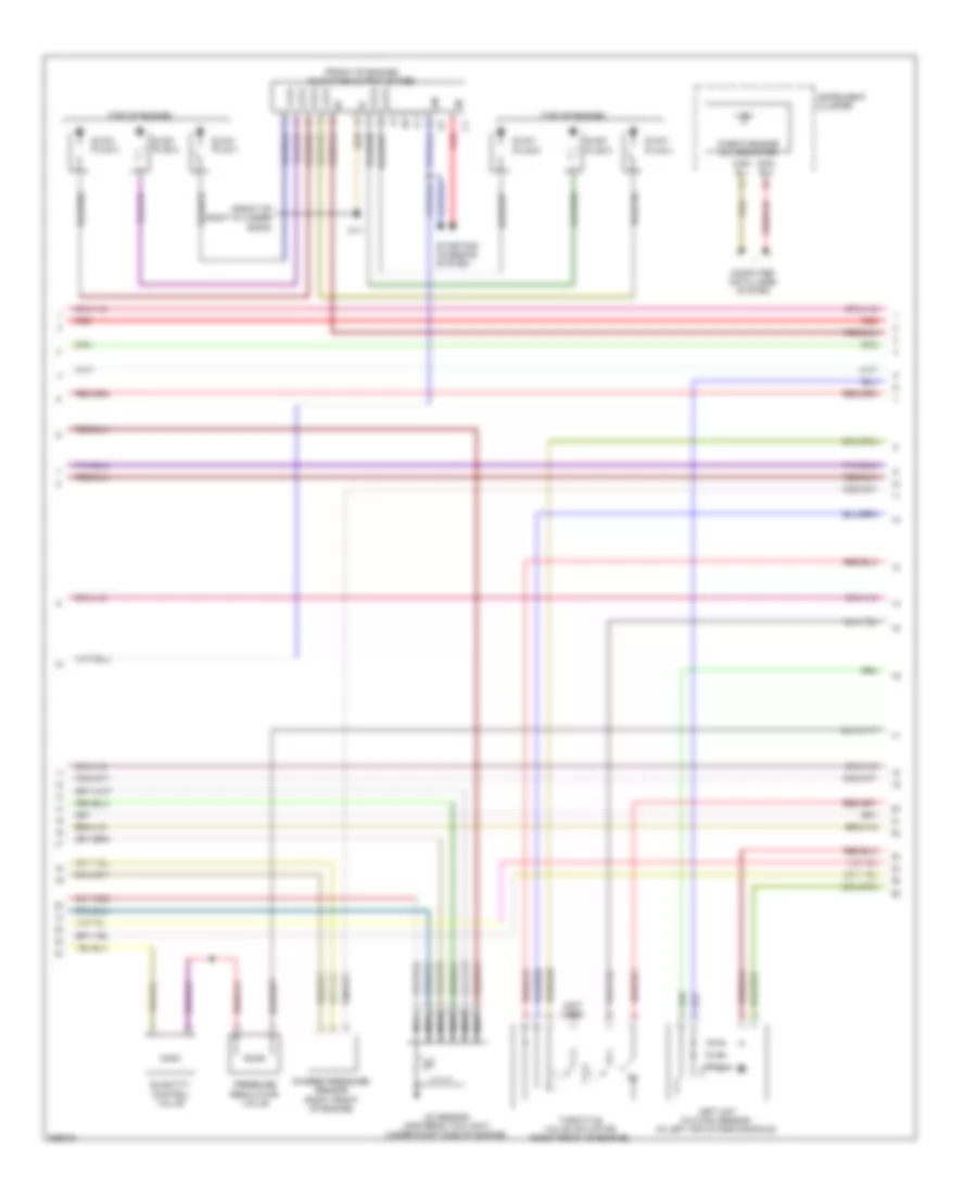 3.0L Turbo Diesel, Engine Performance Wiring Diagram (3 of 6) for Mercedes-Benz R350 BlueTEC 2012