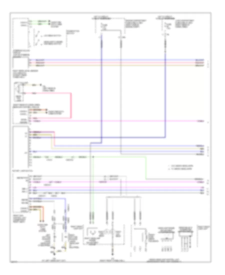 Headlights Wiring Diagram 1 of 2 for Mercedes Benz R350 BlueTEC 2012