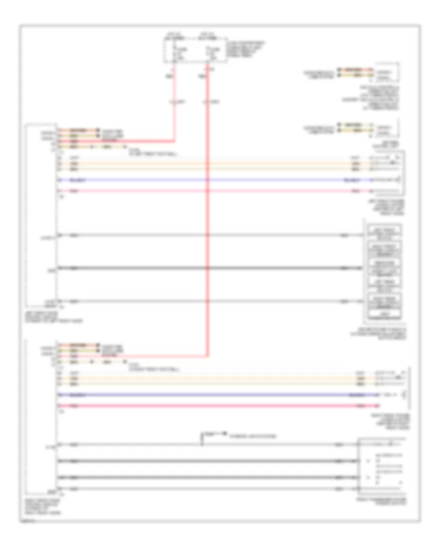 Power Windows Wiring Diagram 1 of 2 for Mercedes Benz R350 BlueTEC 2012
