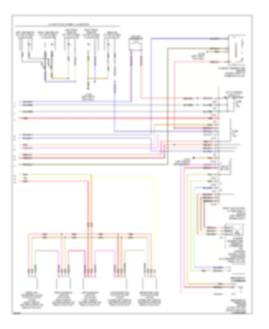 Automatic AC Wiring Diagram, without Thermotronic (2 of 2) for Mercedes-Benz C300 Luxury 2008