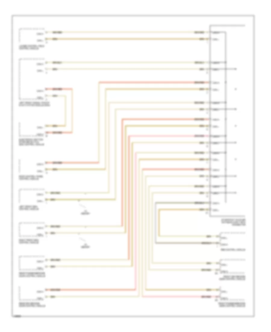 High Low Bus Wiring Diagram for Mercedes Benz E320 4Matic 2001