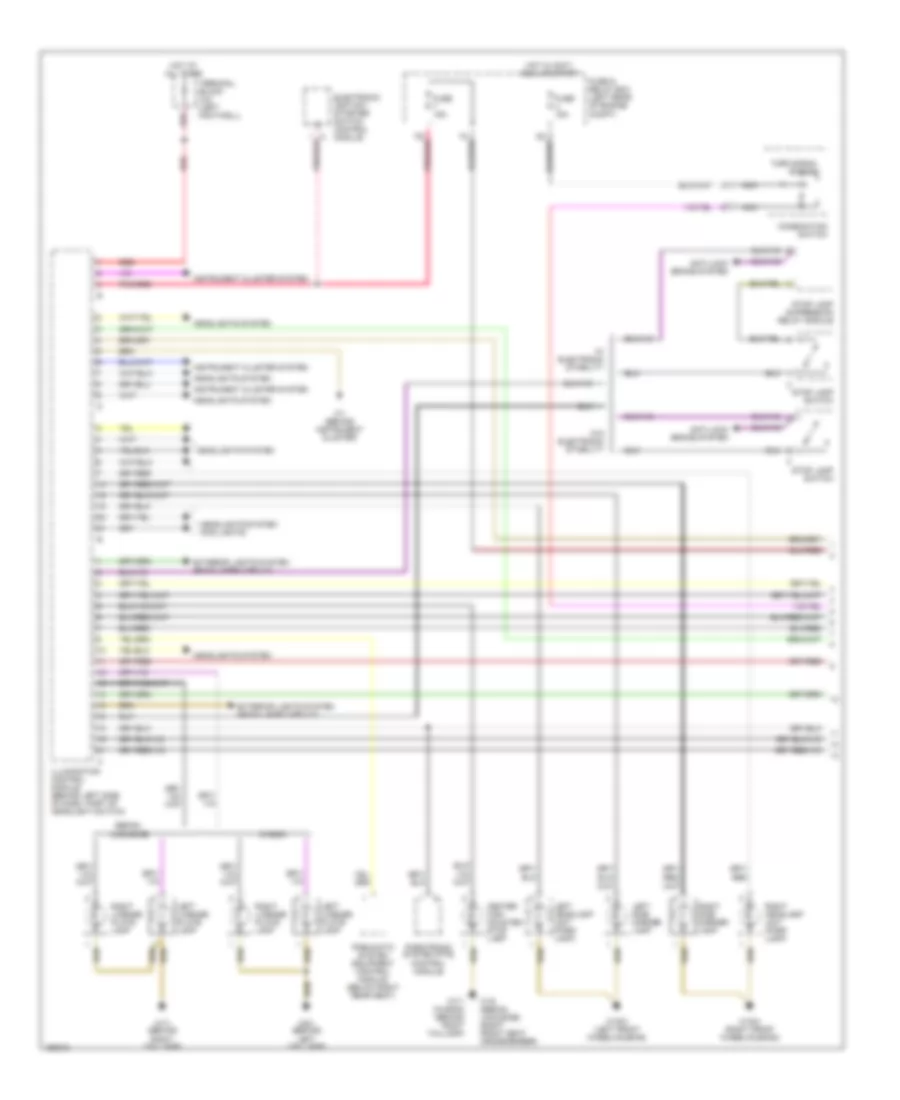 Exterior Lights Wiring Diagram (1 of 2) for Mercedes-Benz E320 4Matic 2001