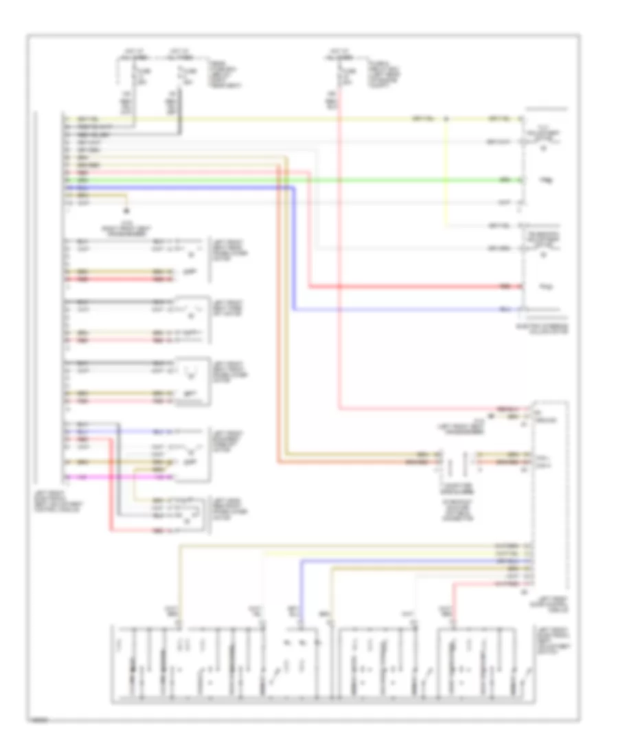 Memory Driver s Seat  Power Steering Column Wiring Diagram for Mercedes Benz E320 4Matic 2001