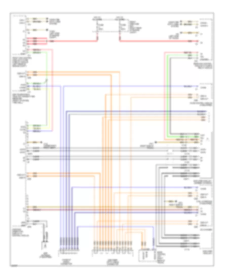 COMAND Actuation Wiring Diagram 1 of 2 for Mercedes Benz C230 2005