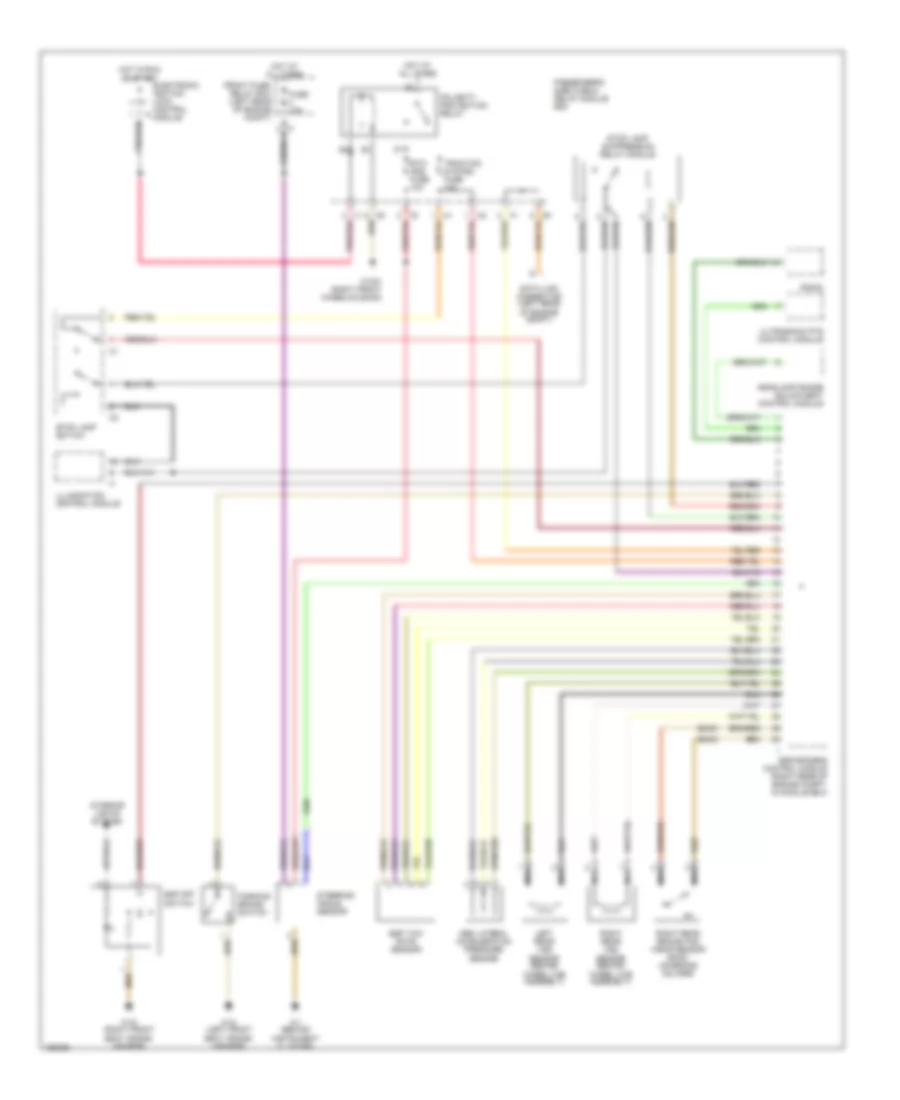 Anti lock Brakes Wiring Diagram 2 of 2 for Mercedes Benz E430 4Matic 2001