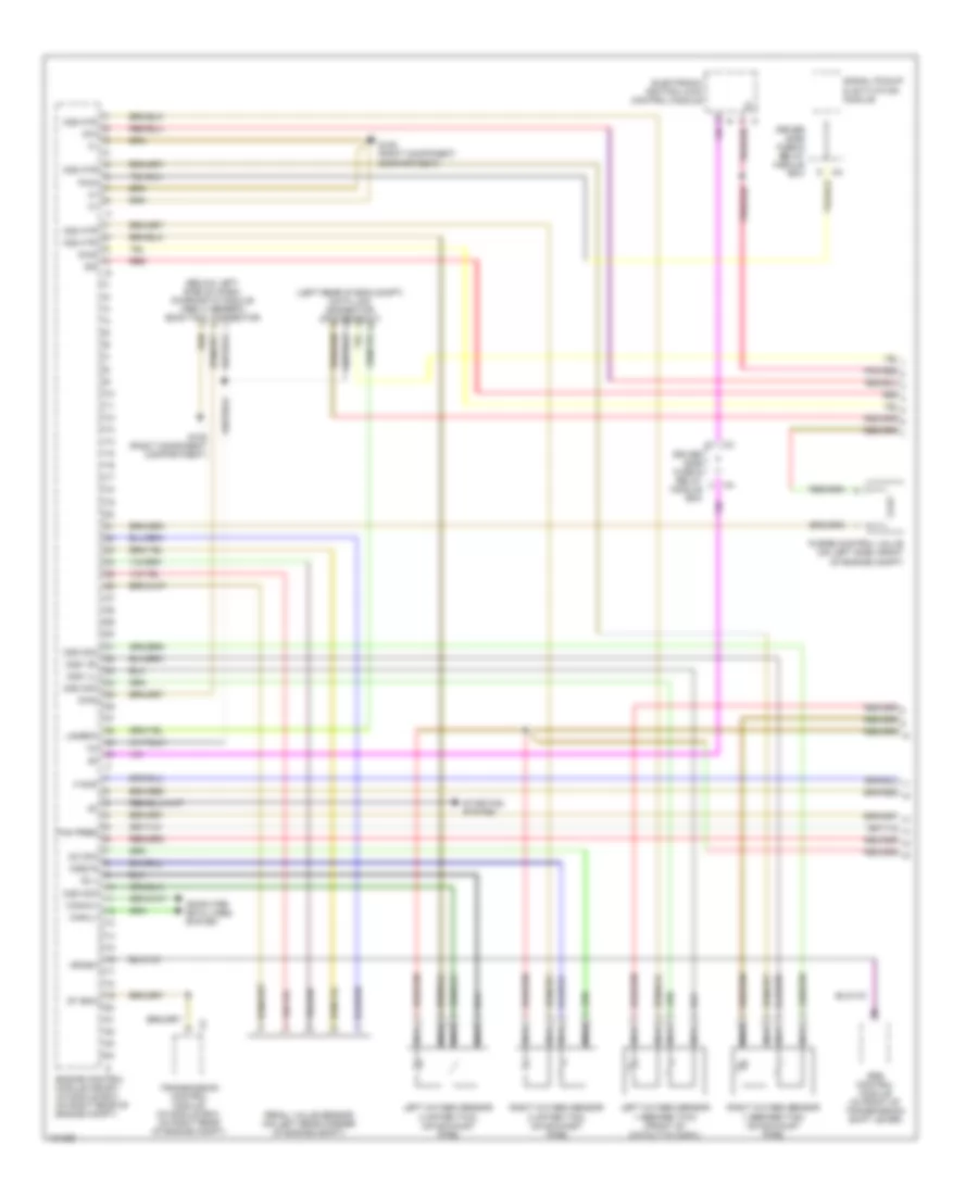 4 3L Engine Performance Wiring Diagram 1 of 3 for Mercedes Benz E430 4Matic 2001