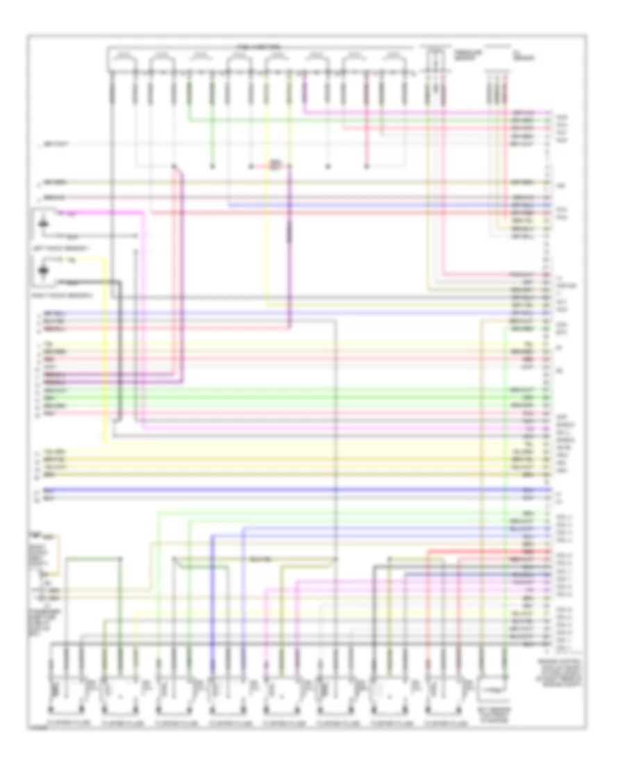 4 3L Engine Performance Wiring Diagram 3 of 3 for Mercedes Benz E430 4Matic 2001