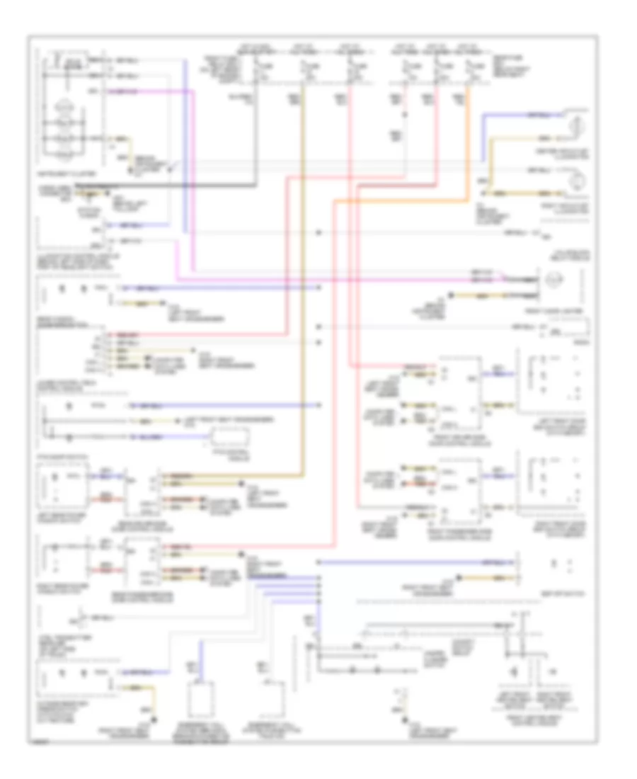 Instrument Illumination Wiring Diagram for Mercedes Benz E430 4Matic 2001