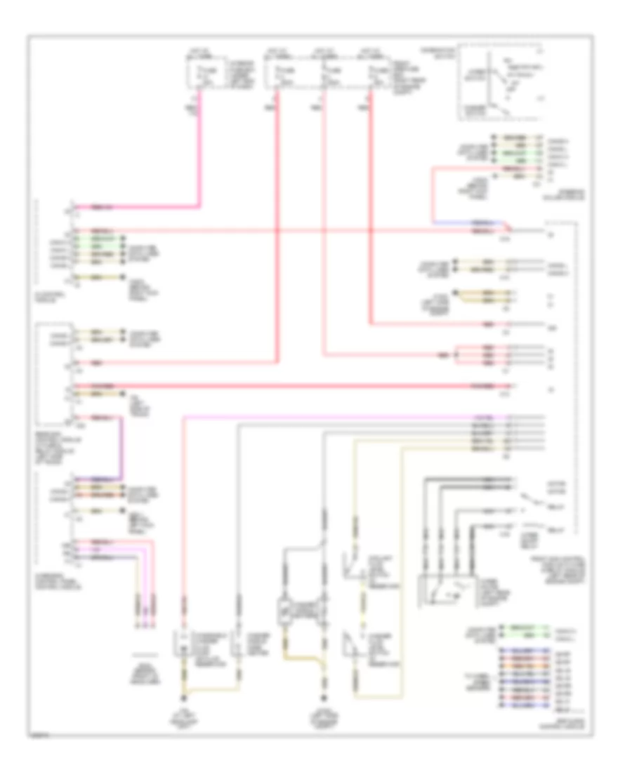Электросхема стеклоочистителя, дворников и омывателя, Купе Sedan & для Mercedes-Benz C240 2005