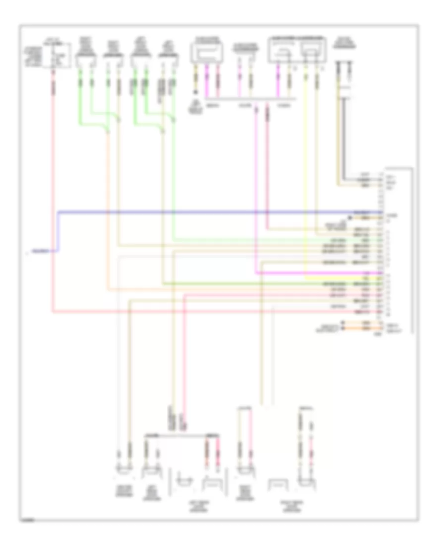 Radio Wiring Diagram, with Amplifier (2 of 2) for Mercedes-Benz C240 4Matic 2005