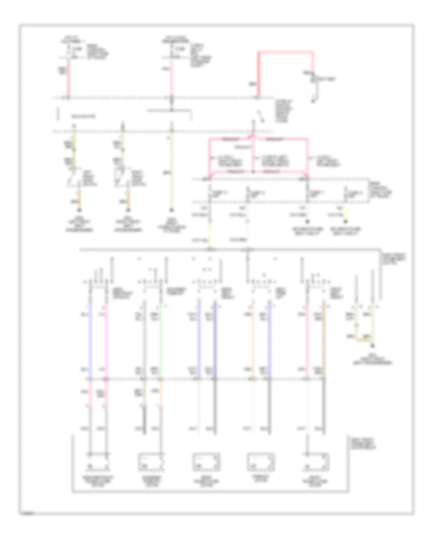 Passengers Power Seat Wiring Diagram for Mercedes-Benz C230 1999