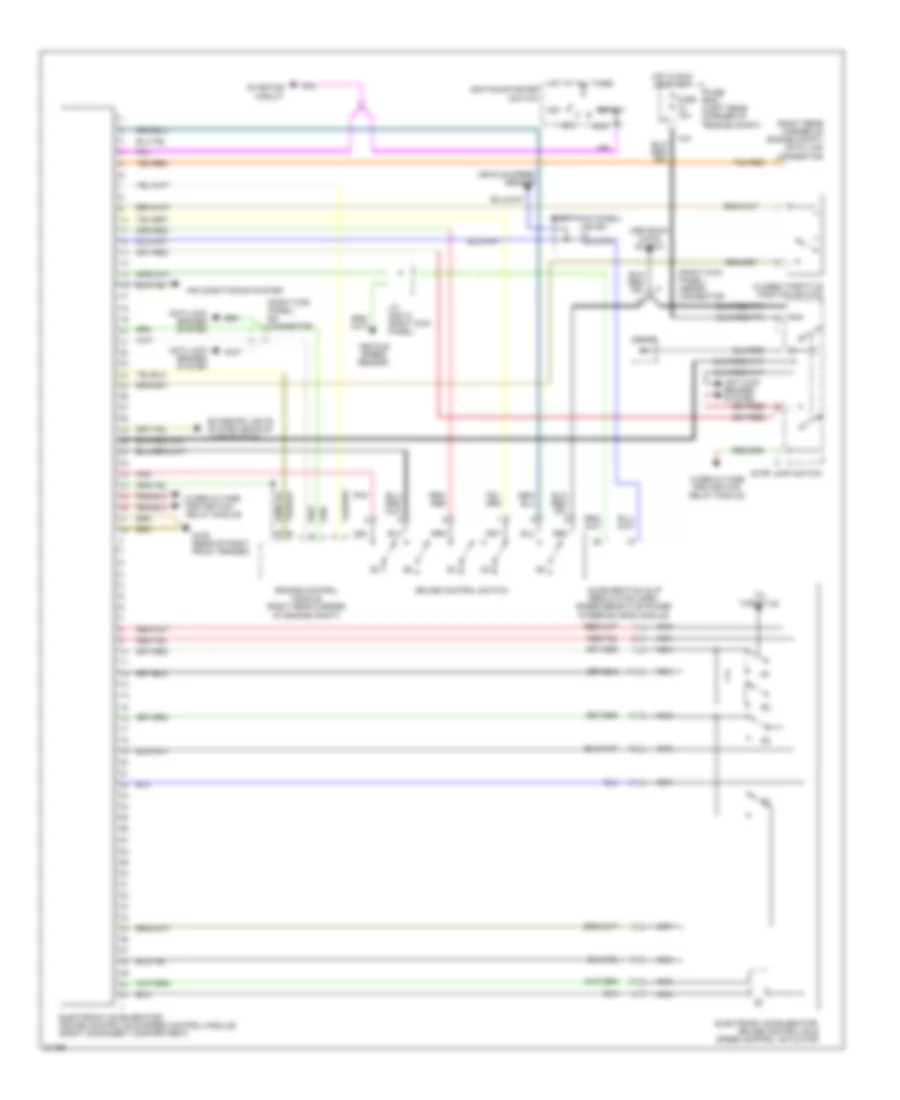 Electronic Accelerator Cruise Idle Speed Control Wiring Diagram for Mercedes Benz C280 1995