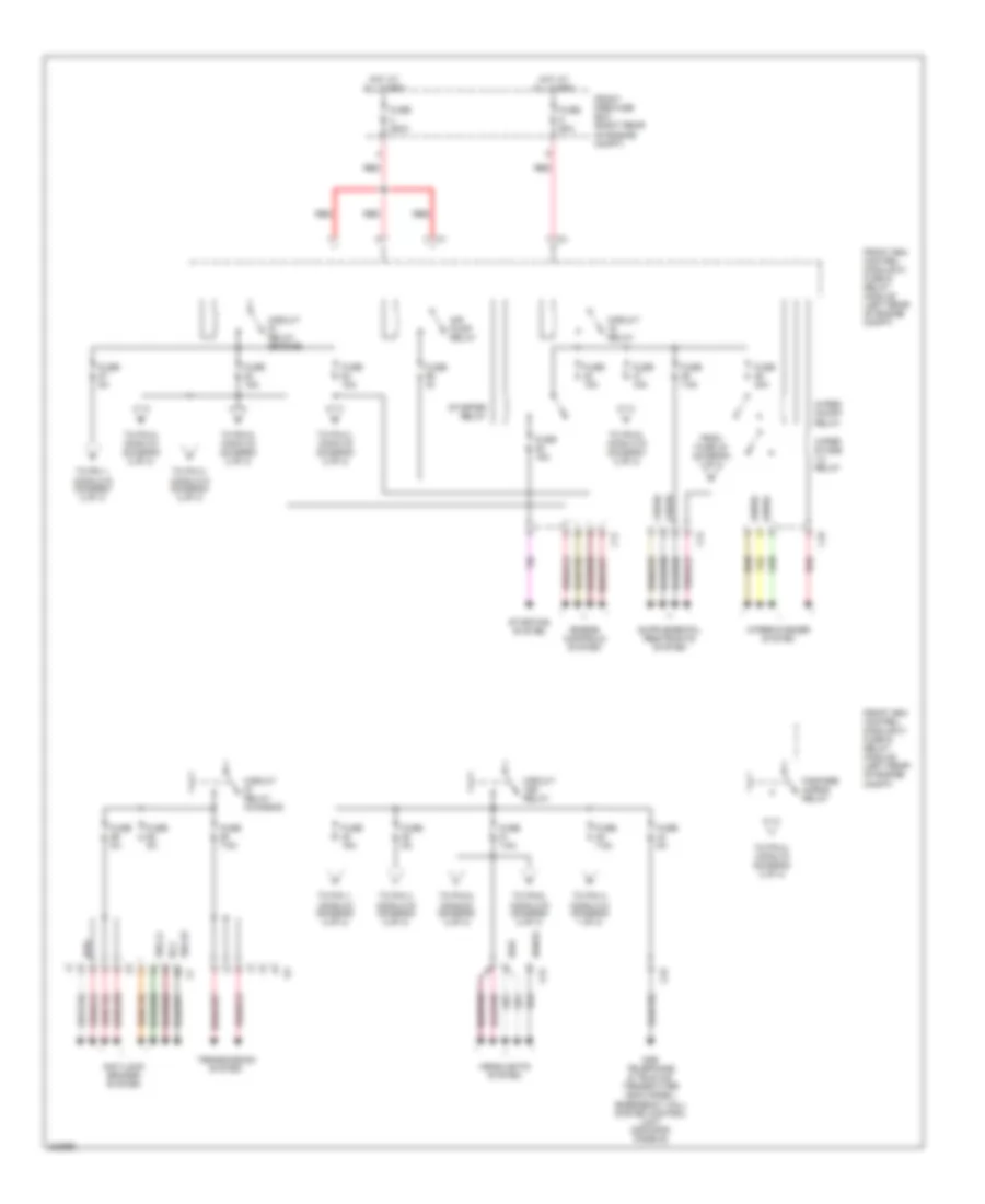 Front SAM Control Module Wiring Diagram 1 of 3 for Mercedes Benz C320 2005