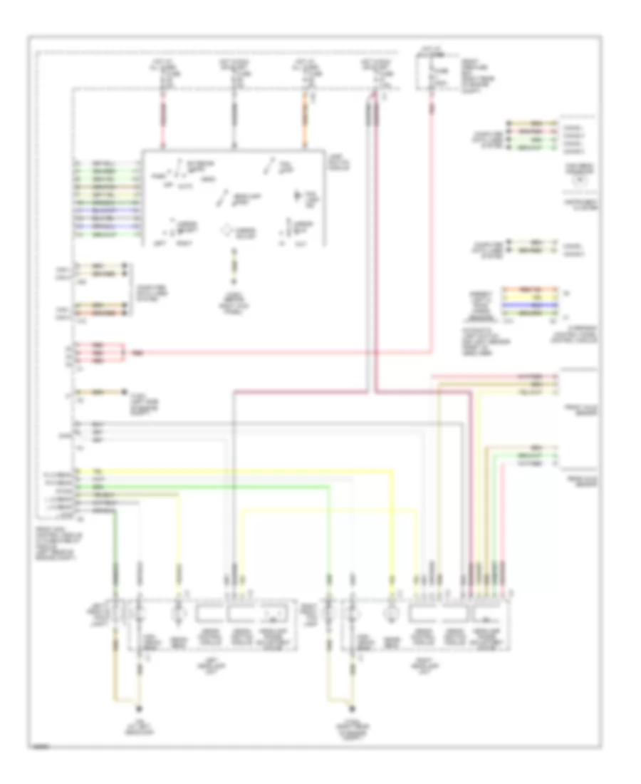 Headlights Wiring Diagram with Xenon Lamps for Mercedes Benz C320 2005