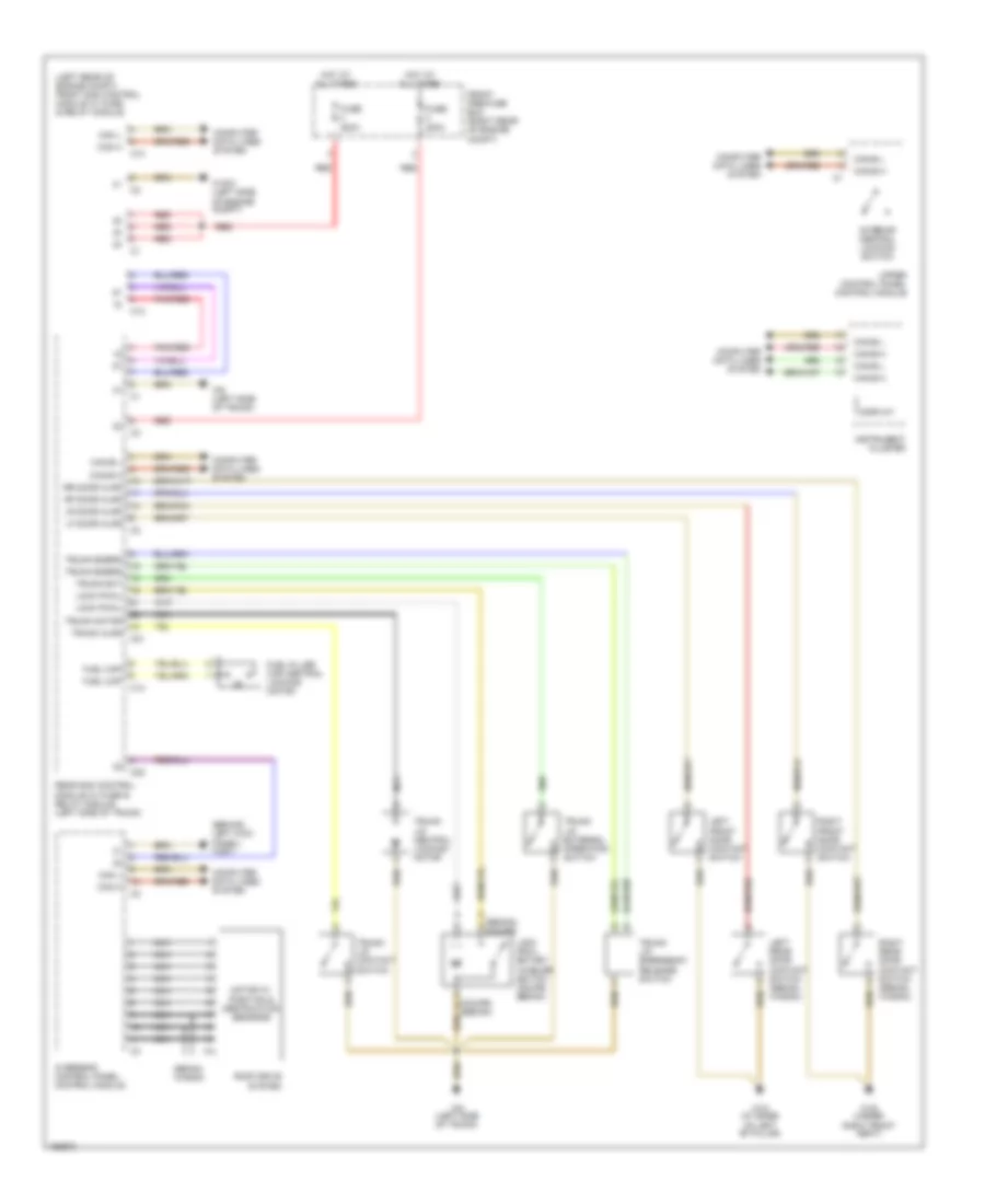 Power Door Locks Wiring Diagram 1 of 2 for Mercedes Benz C320 2005