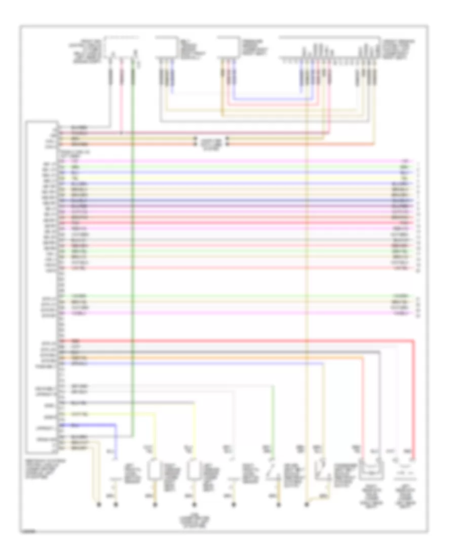 Supplemental Restraints Wiring Diagram 1 of 2 for Mercedes Benz C320 2005