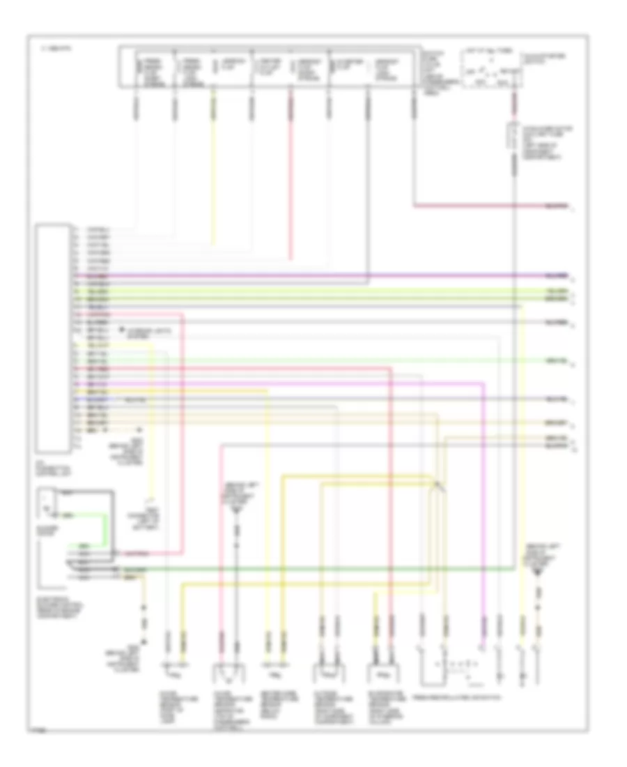 Air Conditioning Wiring Diagrams 1 of 2 for Mercedes Benz E300 1995