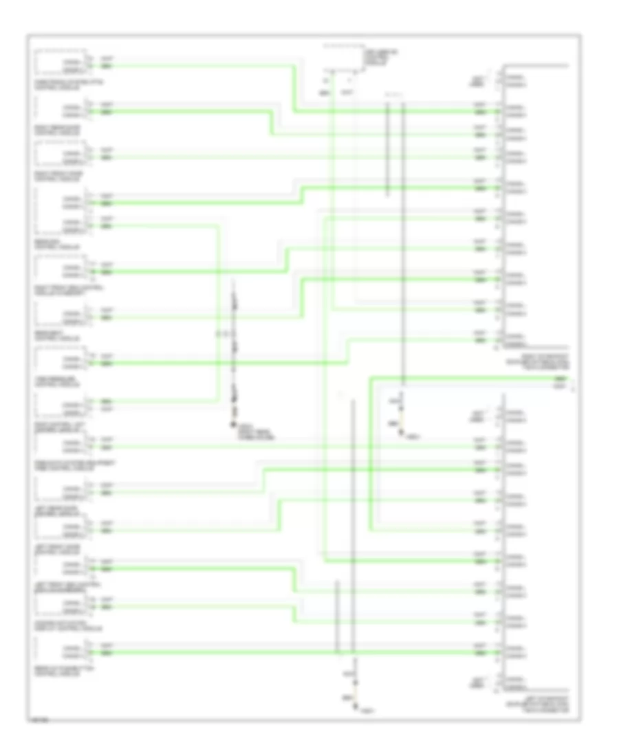 HighLow Bus Wiring Diagram (1 of 2) for Mercedes-Benz S430 2001