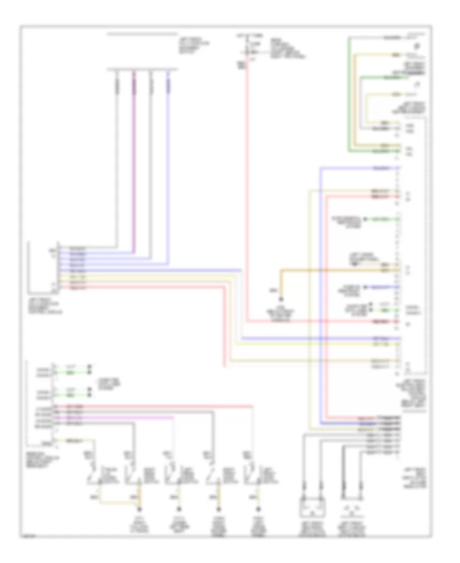 Driver s Memory Seat Wiring Diagram 2 of 2 for Mercedes Benz S430 2001
