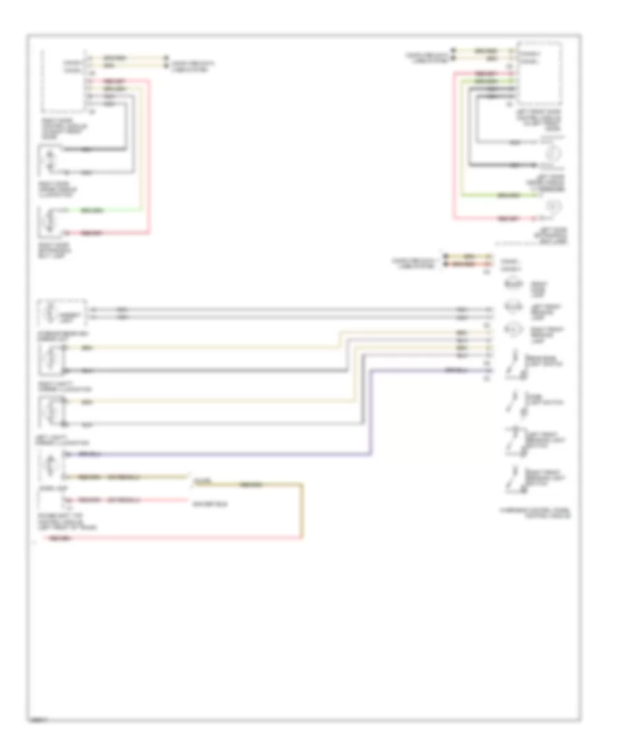 Courtesy Lamps Wiring Diagram 2 of 2 for Mercedes Benz CLK350 2008