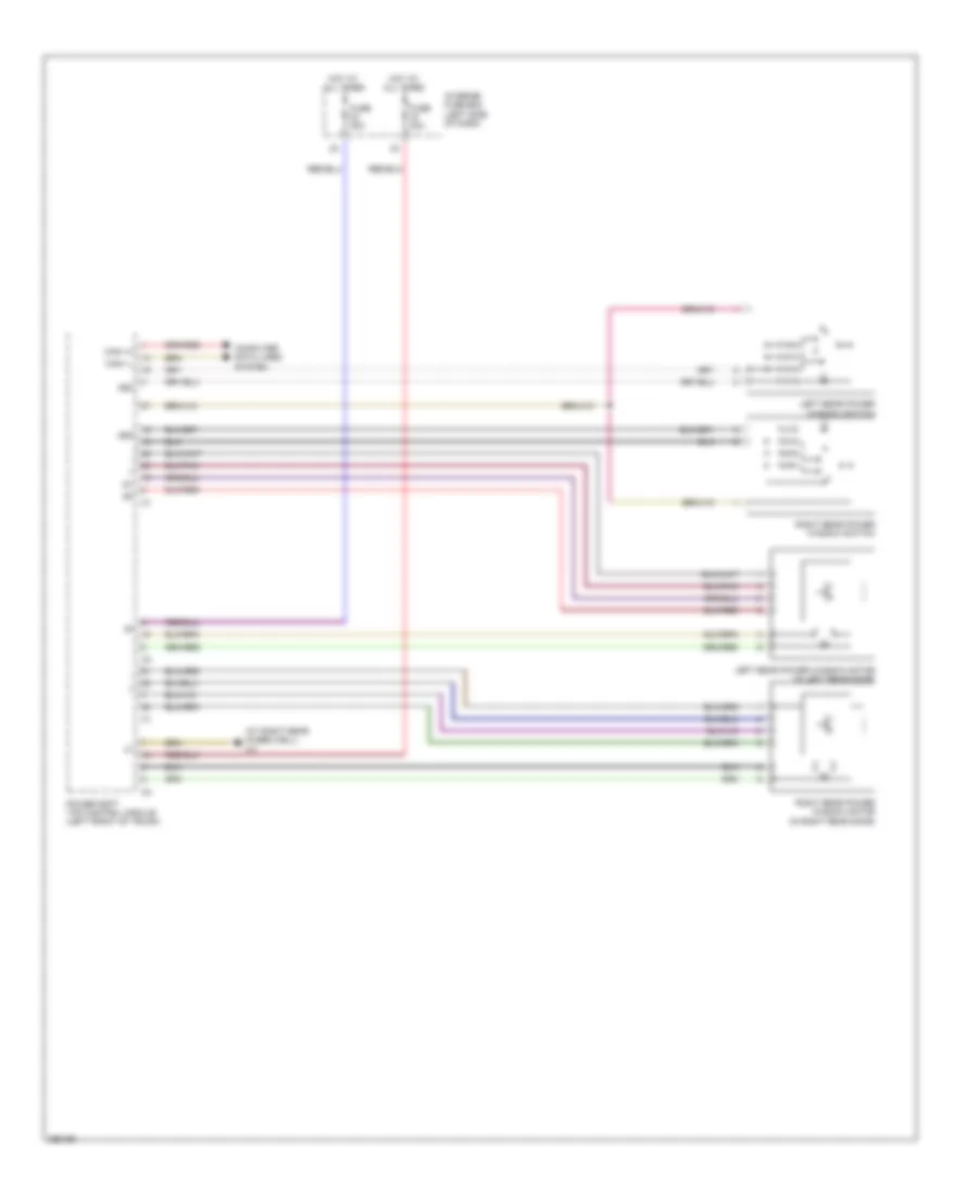 Power Windows Wiring Diagram, Convertible (2 of 2) for Mercedes-Benz CLK550 2008