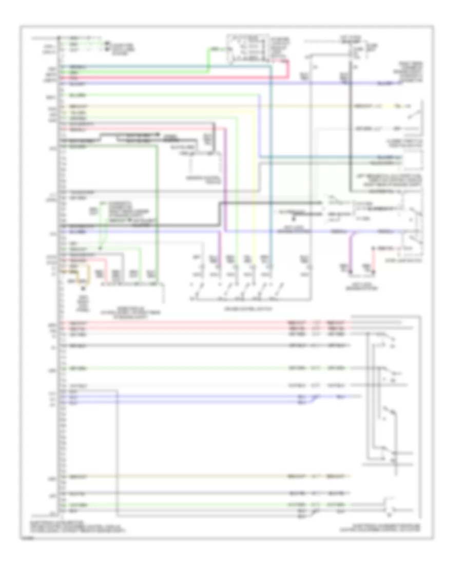 Electronic Accelerator Cruise Idle Speed Control Wiring Diagram for Mercedes Benz S500 1995