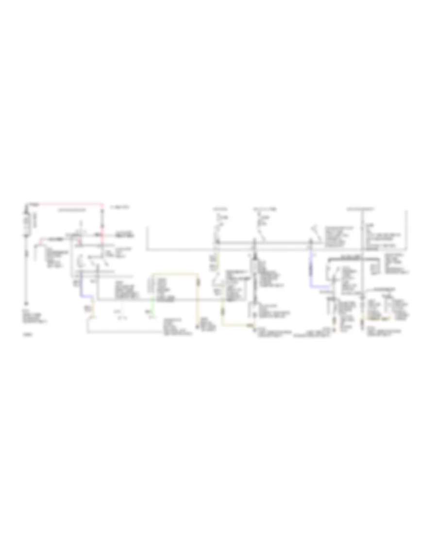 2 3L Cooling Fan Wiring Diagram for Mercedes Benz 190E 1992