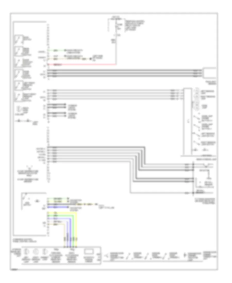 Overhead Console Wiring Diagram for Mercedes Benz CLS550 2008